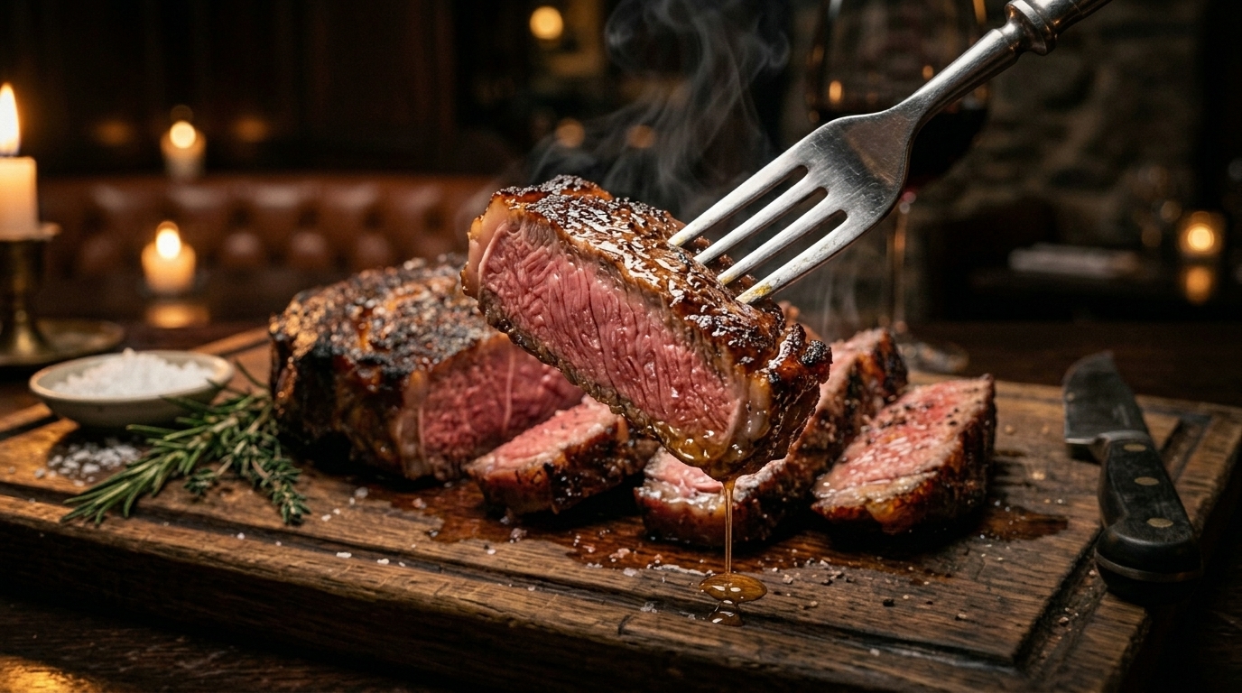 Стейк — AI Food Photography